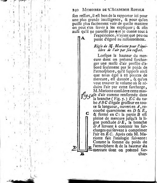 Histoire de l'Académie royale des sciences avec les Mémoires de mathematique & de physique, pour la même année, tires des registres de cette Académie.