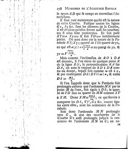 Histoire de l'Académie royale des sciences avec les Mémoires de mathematique & de physique, pour la même année, tires des registres de cette Académie.