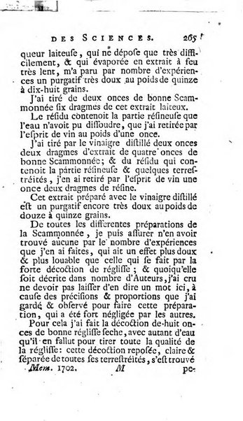 Histoire de l'Académie royale des sciences avec les Mémoires de mathematique & de physique, pour la même année, tires des registres de cette Académie.