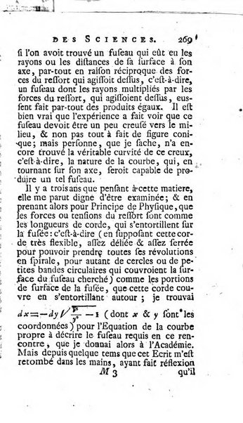 Histoire de l'Académie royale des sciences avec les Mémoires de mathematique & de physique, pour la même année, tires des registres de cette Académie.