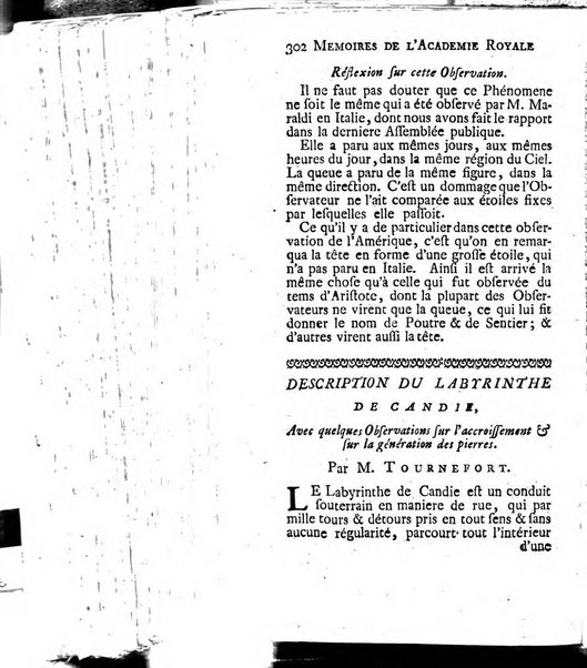 Histoire de l'Académie royale des sciences avec les Mémoires de mathematique & de physique, pour la même année, tires des registres de cette Académie.