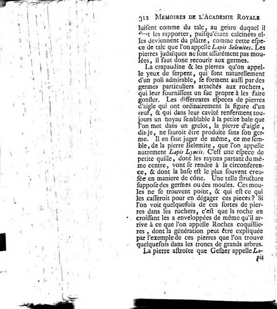 Histoire de l'Académie royale des sciences avec les Mémoires de mathematique & de physique, pour la même année, tires des registres de cette Académie.