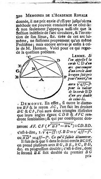 Histoire de l'Académie royale des sciences avec les Mémoires de mathematique & de physique, pour la même année, tires des registres de cette Académie.