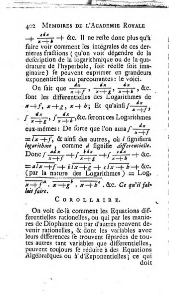 Histoire de l'Académie royale des sciences avec les Mémoires de mathematique & de physique, pour la même année, tires des registres de cette Académie.