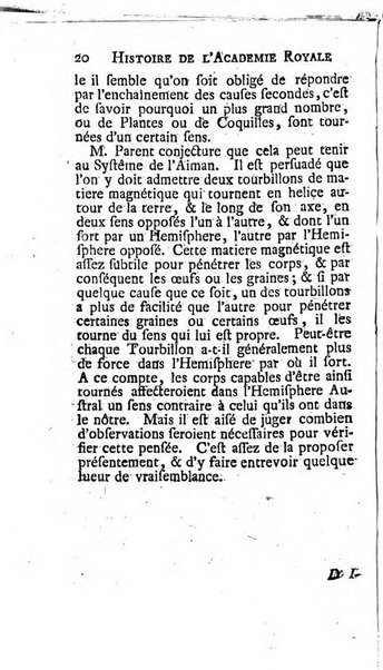 Histoire de l'Académie royale des sciences avec les Mémoires de mathematique & de physique, pour la même année, tires des registres de cette Académie.