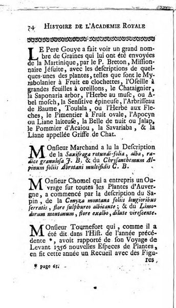 Histoire de l'Académie royale des sciences avec les Mémoires de mathematique & de physique, pour la même année, tires des registres de cette Académie.