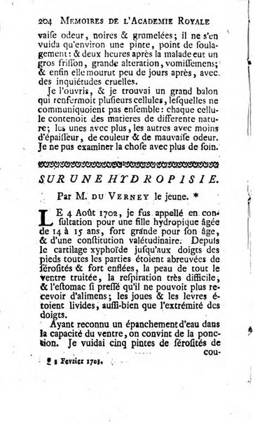 Histoire de l'Académie royale des sciences avec les Mémoires de mathematique & de physique, pour la même année, tires des registres de cette Académie.