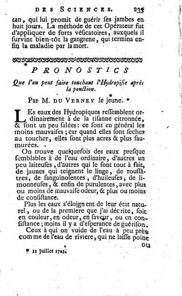 Histoire de l'Académie royale des sciences avec les Mémoires de mathematique & de physique, pour la même année, tires des registres de cette Académie.