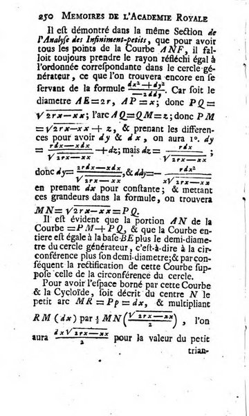 Histoire de l'Académie royale des sciences avec les Mémoires de mathematique & de physique, pour la même année, tires des registres de cette Académie.