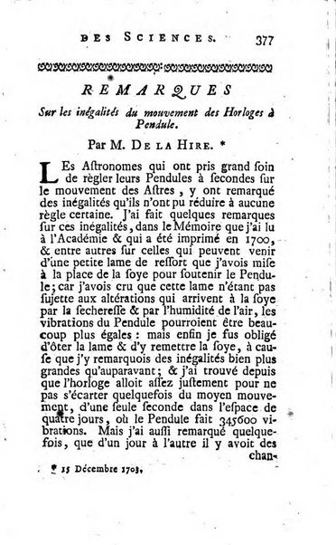 Histoire de l'Académie royale des sciences avec les Mémoires de mathematique & de physique, pour la même année, tires des registres de cette Académie.