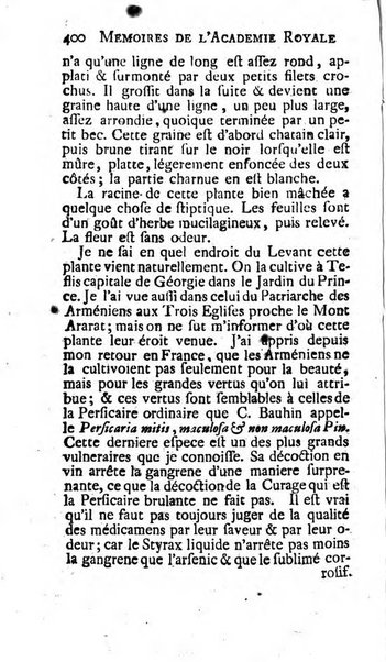 Histoire de l'Académie royale des sciences avec les Mémoires de mathematique & de physique, pour la même année, tires des registres de cette Académie.