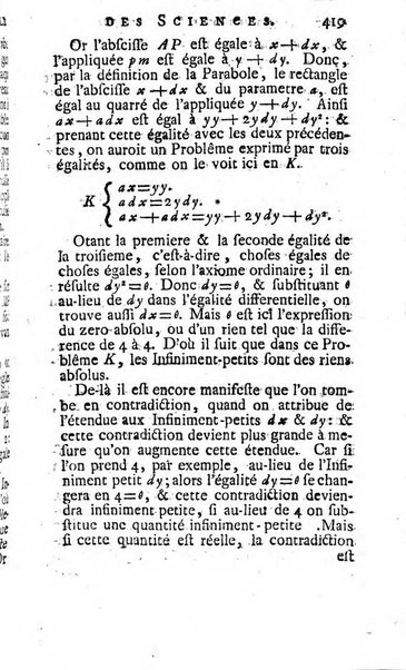 Histoire de l'Académie royale des sciences avec les Mémoires de mathematique & de physique, pour la même année, tires des registres de cette Académie.