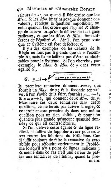 Histoire de l'Académie royale des sciences avec les Mémoires de mathematique & de physique, pour la même année, tires des registres de cette Académie.