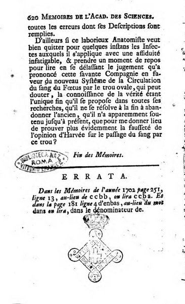 Histoire de l'Académie royale des sciences avec les Mémoires de mathematique & de physique, pour la même année, tires des registres de cette Académie.