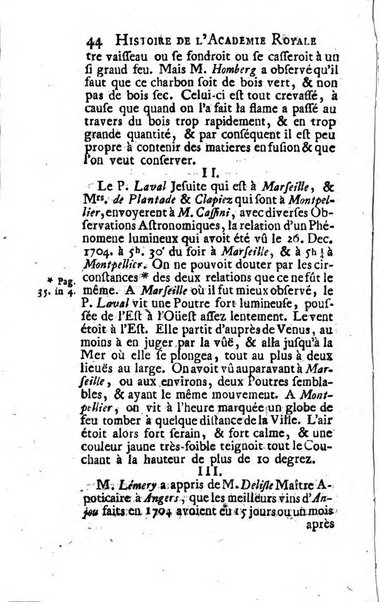 Histoire de l'Académie royale des sciences avec les Mémoires de mathematique & de physique, pour la même année, tires des registres de cette Académie.