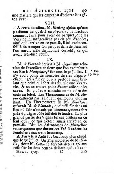 Histoire de l'Académie royale des sciences avec les Mémoires de mathematique & de physique, pour la même année, tires des registres de cette Académie.