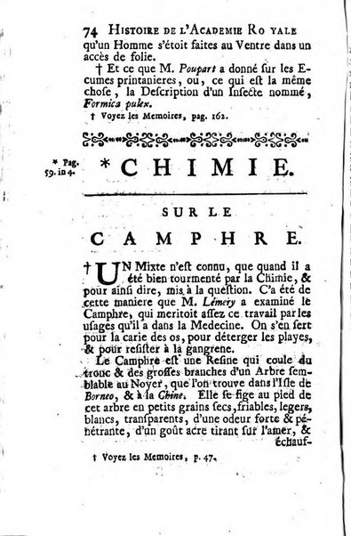 Histoire de l'Académie royale des sciences avec les Mémoires de mathematique & de physique, pour la même année, tires des registres de cette Académie.