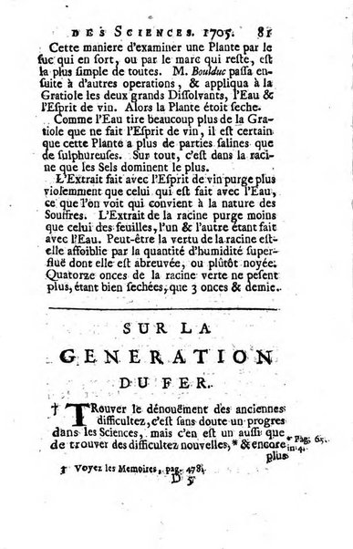 Histoire de l'Académie royale des sciences avec les Mémoires de mathematique & de physique, pour la même année, tires des registres de cette Académie.