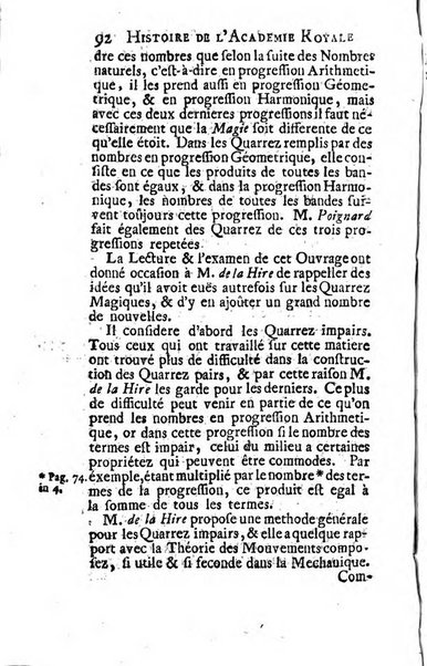 Histoire de l'Académie royale des sciences avec les Mémoires de mathematique & de physique, pour la même année, tires des registres de cette Académie.