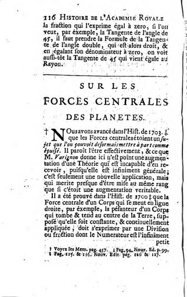 Histoire de l'Académie royale des sciences avec les Mémoires de mathematique & de physique, pour la même année, tires des registres de cette Académie.