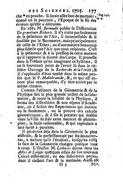 Histoire de l'Académie royale des sciences avec les Mémoires de mathematique & de physique, pour la même année, tires des registres de cette Académie.