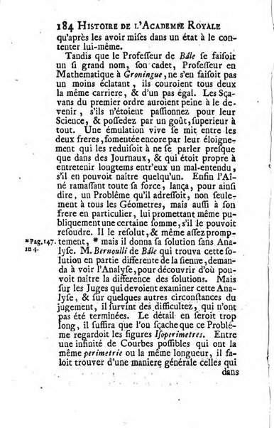 Histoire de l'Académie royale des sciences avec les Mémoires de mathematique & de physique, pour la même année, tires des registres de cette Académie.