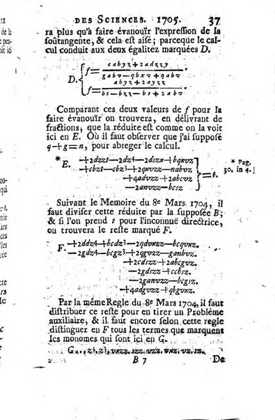 Histoire de l'Académie royale des sciences avec les Mémoires de mathematique & de physique, pour la même année, tires des registres de cette Académie.