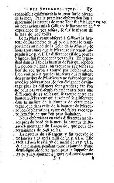 Histoire de l'Académie royale des sciences avec les Mémoires de mathematique & de physique, pour la même année, tires des registres de cette Académie.