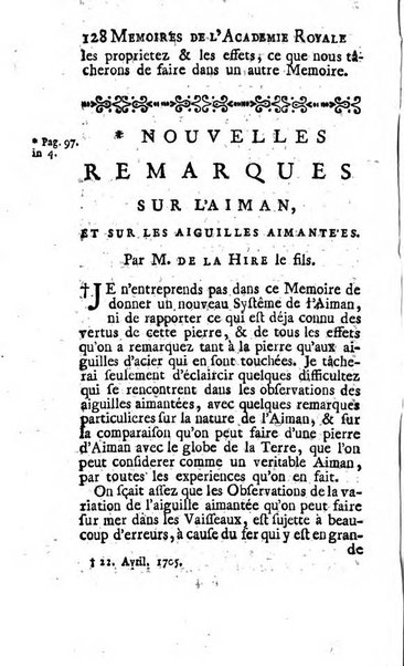 Histoire de l'Académie royale des sciences avec les Mémoires de mathematique & de physique, pour la même année, tires des registres de cette Académie.