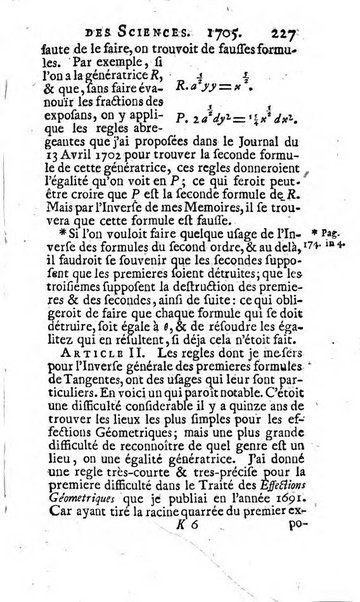 Histoire de l'Académie royale des sciences avec les Mémoires de mathematique & de physique, pour la même année, tires des registres de cette Académie.