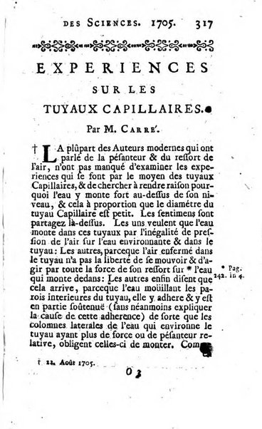 Histoire de l'Académie royale des sciences avec les Mémoires de mathematique & de physique, pour la même année, tires des registres de cette Académie.