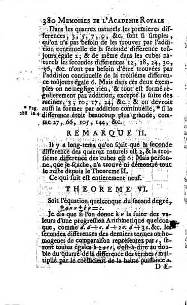 Histoire de l'Académie royale des sciences avec les Mémoires de mathematique & de physique, pour la même année, tires des registres de cette Académie.