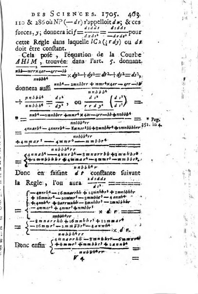 Histoire de l'Académie royale des sciences avec les Mémoires de mathematique & de physique, pour la même année, tires des registres de cette Académie.