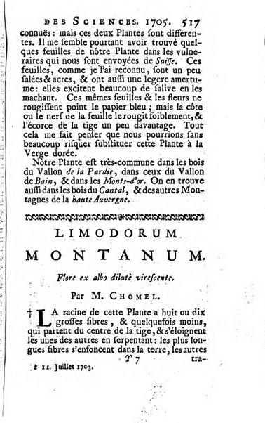 Histoire de l'Académie royale des sciences avec les Mémoires de mathematique & de physique, pour la même année, tires des registres de cette Académie.