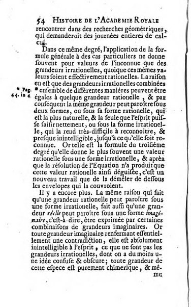 Histoire de l'Académie royale des sciences avec les Mémoires de mathematique & de physique, pour la même année, tires des registres de cette Académie.