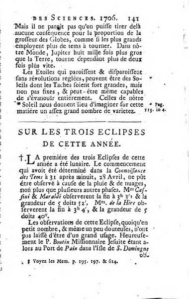 Histoire de l'Académie royale des sciences avec les Mémoires de mathematique & de physique, pour la même année, tires des registres de cette Académie.