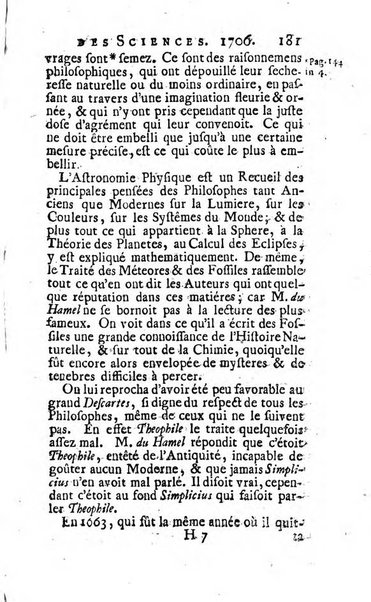 Histoire de l'Académie royale des sciences avec les Mémoires de mathematique & de physique, pour la même année, tires des registres de cette Académie.