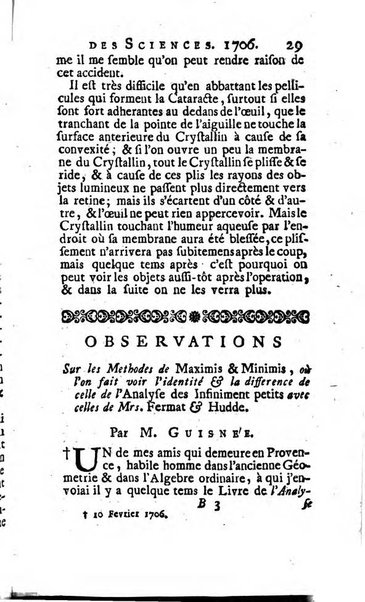 Histoire de l'Académie royale des sciences avec les Mémoires de mathematique & de physique, pour la même année, tires des registres de cette Académie.