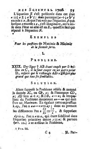 Histoire de l'Académie royale des sciences avec les Mémoires de mathematique & de physique, pour la même année, tires des registres de cette Académie.