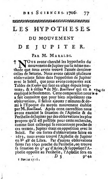 Histoire de l'Académie royale des sciences avec les Mémoires de mathematique & de physique, pour la même année, tires des registres de cette Académie.