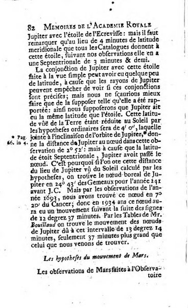 Histoire de l'Académie royale des sciences avec les Mémoires de mathematique & de physique, pour la même année, tires des registres de cette Académie.