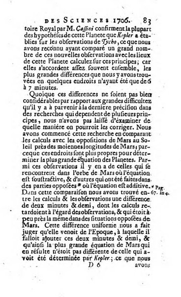 Histoire de l'Académie royale des sciences avec les Mémoires de mathematique & de physique, pour la même année, tires des registres de cette Académie.