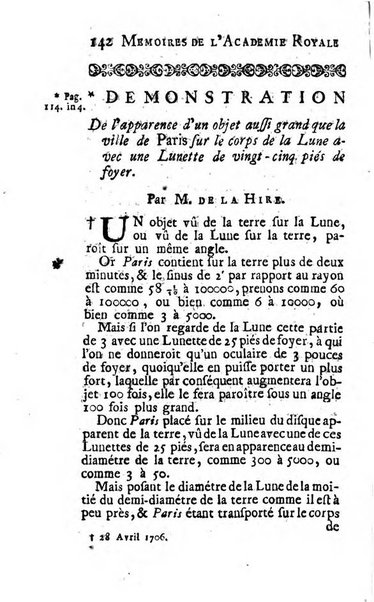 Histoire de l'Académie royale des sciences avec les Mémoires de mathematique & de physique, pour la même année, tires des registres de cette Académie.