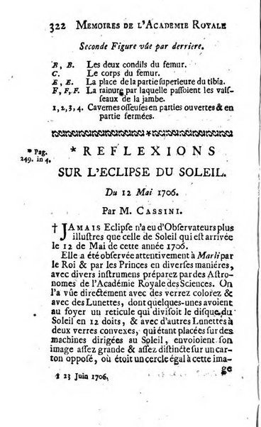 Histoire de l'Académie royale des sciences avec les Mémoires de mathematique & de physique, pour la même année, tires des registres de cette Académie.