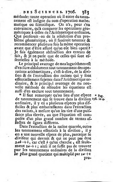 Histoire de l'Académie royale des sciences avec les Mémoires de mathematique & de physique, pour la même année, tires des registres de cette Académie.