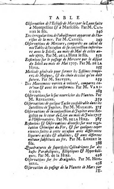 Histoire de l'Académie royale des sciences avec les Mémoires de mathematique & de physique, pour la même année, tires des registres de cette Académie.