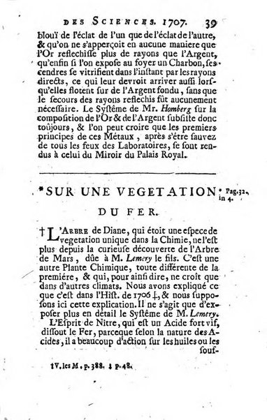 Histoire de l'Académie royale des sciences avec les Mémoires de mathematique & de physique, pour la même année, tires des registres de cette Académie.