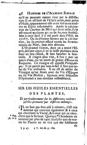 Histoire de l'Académie royale des sciences avec les Mémoires de mathematique & de physique, pour la même année, tires des registres de cette Académie.