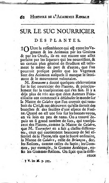 Histoire de l'Académie royale des sciences avec les Mémoires de mathematique & de physique, pour la même année, tires des registres de cette Académie.