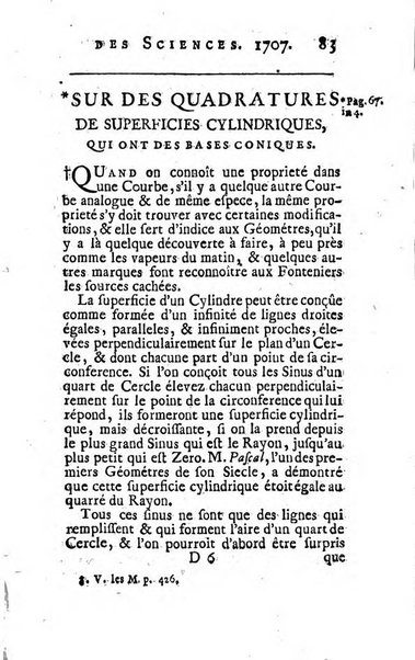 Histoire de l'Académie royale des sciences avec les Mémoires de mathematique & de physique, pour la même année, tires des registres de cette Académie.